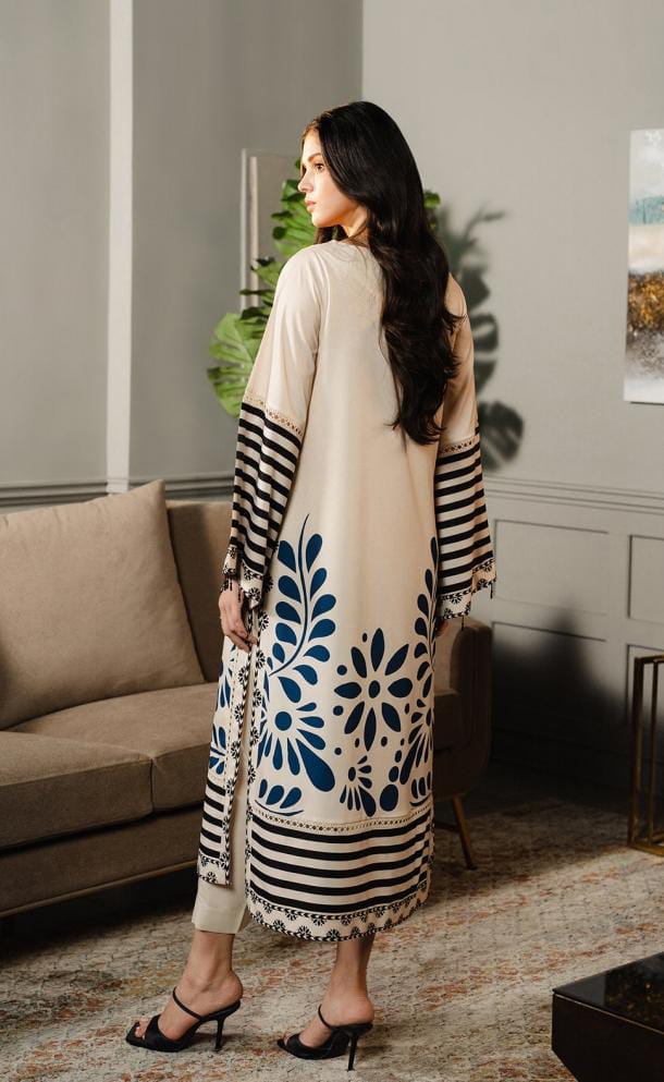 NEEL TARA - BOLD BLOCK  3PCS SET WITH CHAFFON DUPATTA