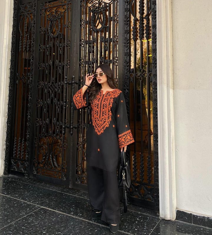 Rooh e Sham Embroidery Dress 2PCS