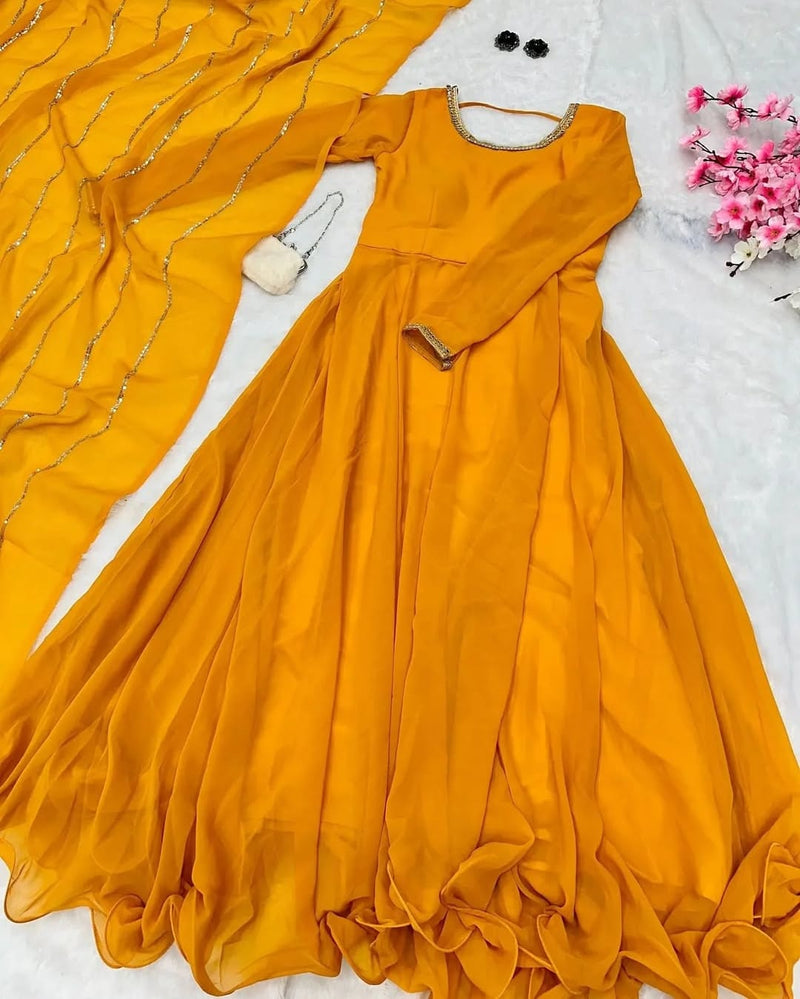 ANARKALI MAXI WITH DUPATTA