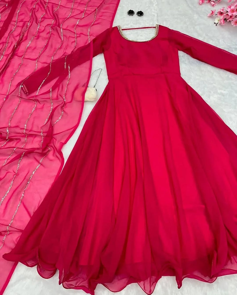 ANARKALI MAXI WITH DUPATTA