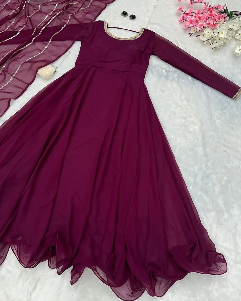 ANARKALI MAXI WITH DUPATTA
