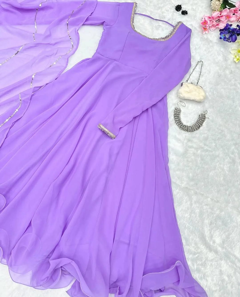ANARKALI MAXI WITH DUPATTA
