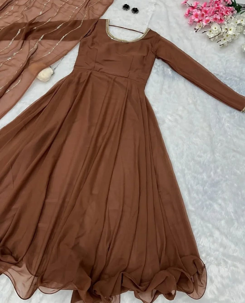 ANARKALI MAXI WITH DUPATTA