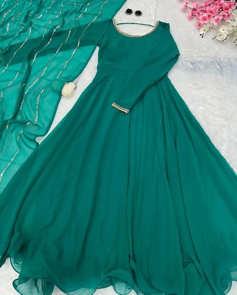 ANARKALI MAXI WITH DUPATTA
